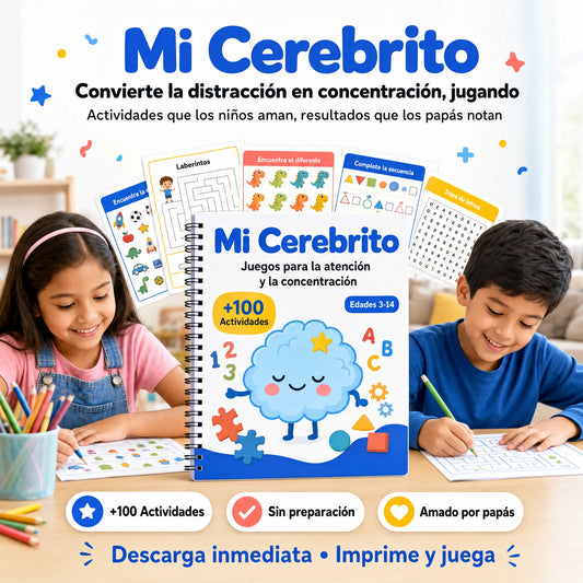 Mi Cerebrito: Convierte la distracción en concentración, jugando🤩